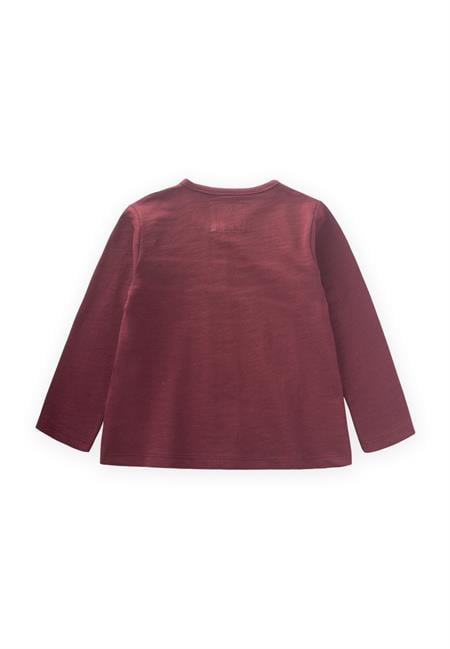 Dantel Detaylı Mevsimlik Kız Hırka 1-5 Yaş Bordo