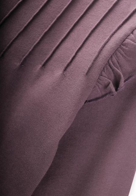 Nervür Detaylı T-Shırt 3-10 Yaş BAKIR