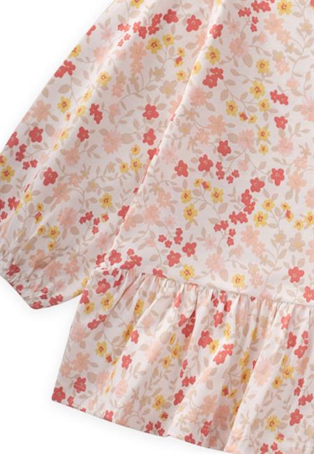 Desenli Uzun Kollu T-Shırt Takım 1-8 Yaş EKRU