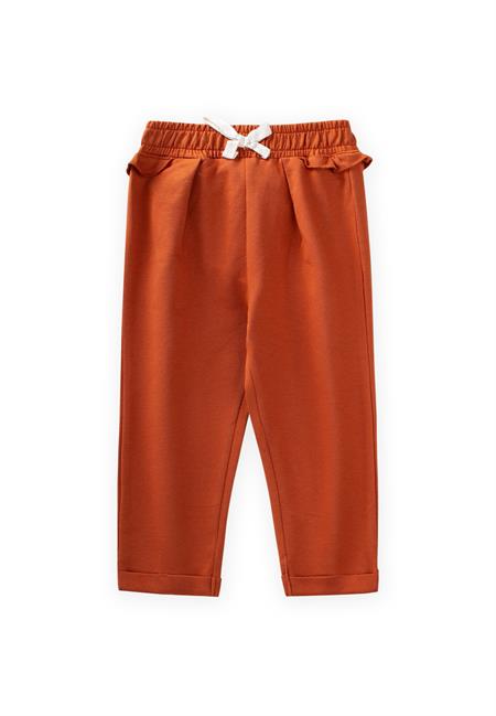 Fırfırlı Eşofman 1-5 Yaş Kiremit