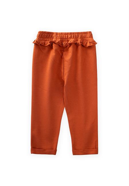 Fırfırlı Eşofman 1-5 Yaş Kiremit