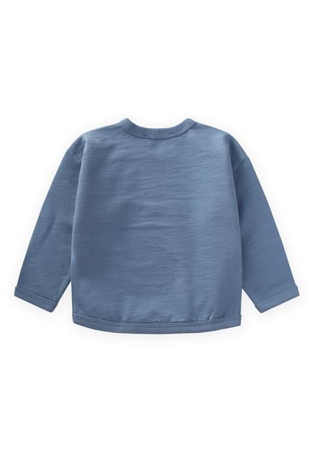 Traktör Nakışlı Sweatshirt 0-4 Yaş İndigo Mavi