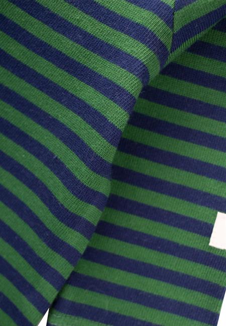 Çizgili Triko Tulum 0-3 Yaş HAKİ LACİVERT