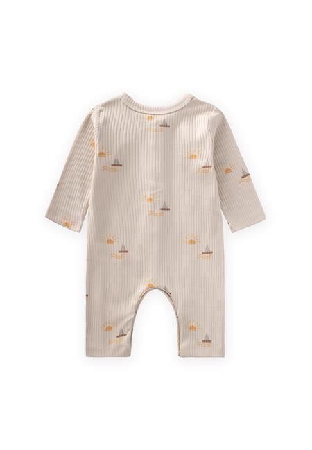 Baskılı Tulum 0-3 Yaş Yelken Desen