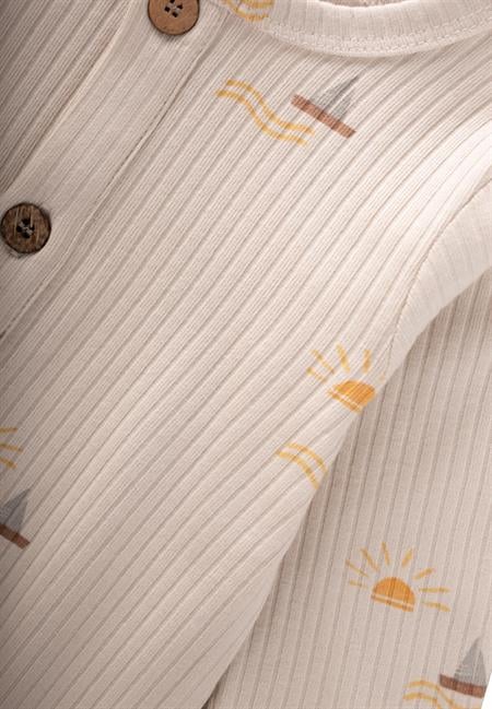 Baskılı Tulum 0-3 Yaş Yelken Desen