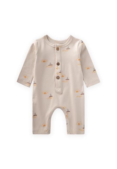 Baskılı Tulum 0-3 Yaş Yelken Desen