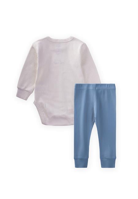 Araba Nakışli Zıbın Takım 0-3 Yaş Kırık Beyaz