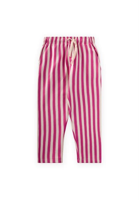 Çizgili Eşofman 3-12 Yaş Fuşya