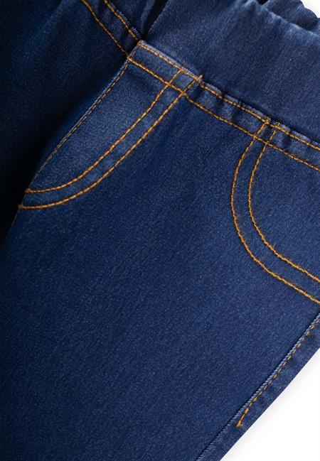 Sahte Cepli Tayt Pantolon 1-7 Yaş Mavi