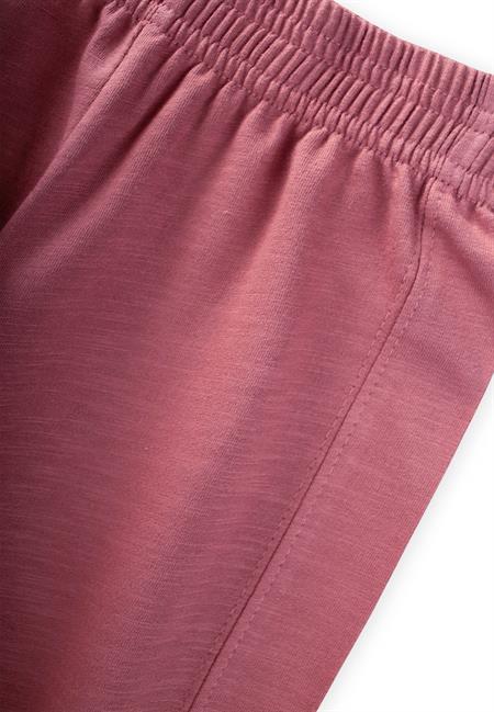 Geniş Kesim Pantolon 4-12 Yaş Gül Kurusu