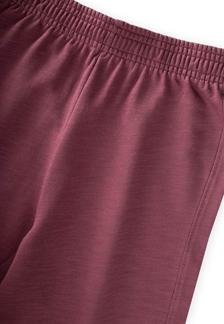 Geniş Kesim Pantolon 4-12 Yaş Bordo
