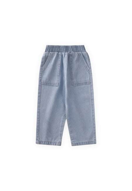 Kot Pantolon 2-8 Yaş Buz Mavisi