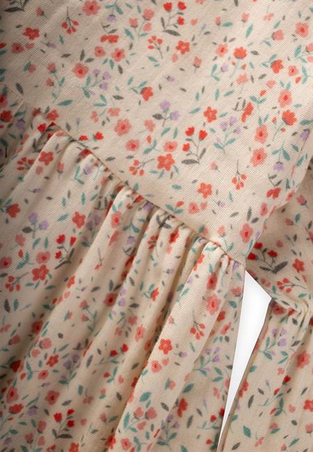 Elbise 4-12 Yaş Ekru