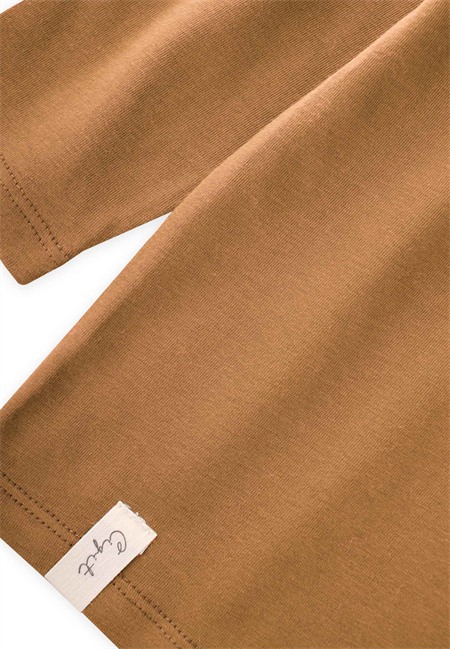 Mevsimlik Basic T-Shırt 8-14 Yaş CAMEL