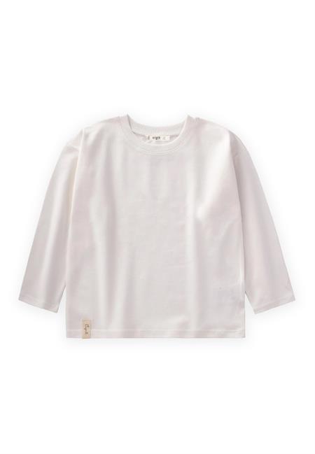 Mevsimlik Basic T-Shırt 8-14 Yaş Kırık Beyaz