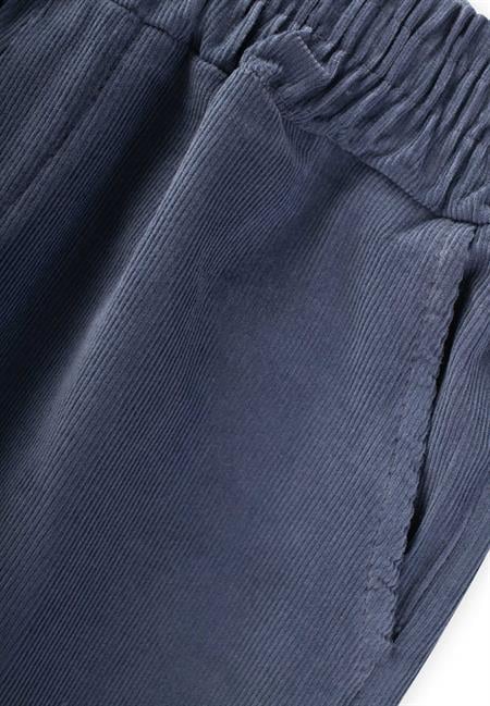 Kadife Pantolon 4-12 Yaş Lacivert