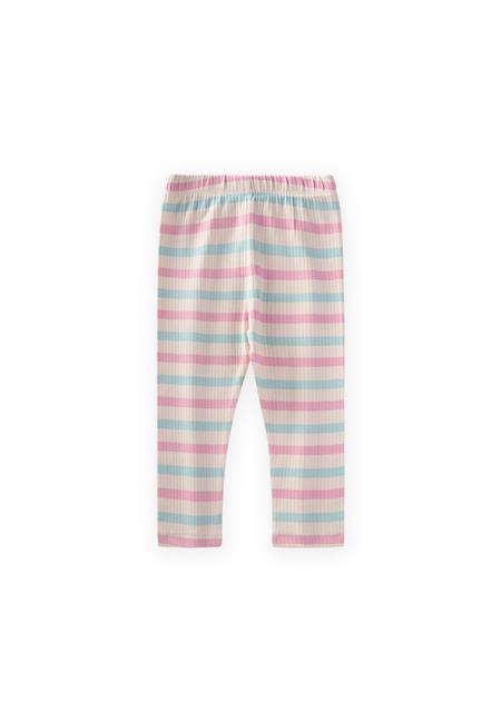 Tayt 2-10 Yaş PUDRA MAVİ ÇİZGİ