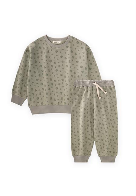 Sweatshirt Takım 2-8 Yaş Çiçek Desen