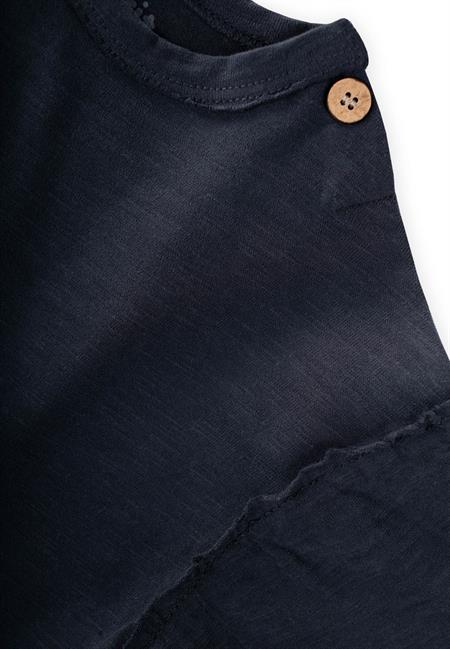 Fırçalı Rustik Uzun Kollu T-Shırt 1-7 Yaş LACİVERT