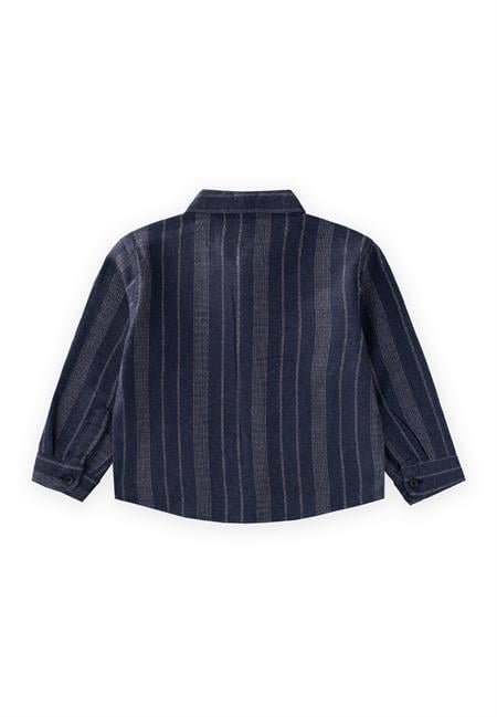Çizgili Mevsimlik Oduncu Gömlek 2-10 Yaş LACİVERT