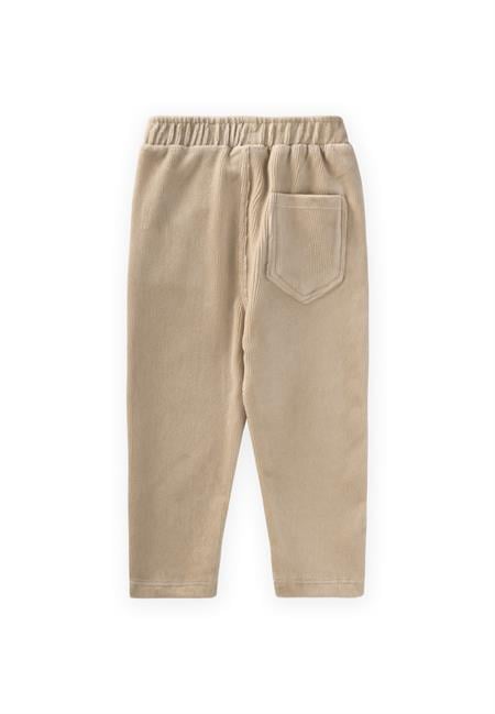 Fitilli Kadife Pantolon 8-12 Yaş Bej