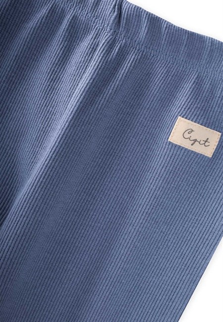 Tayt Pantolon 1-5 Yaş İndigo Mavi