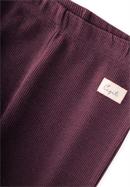 Tayt Pantolon 1-5 Yaş Mürdüm