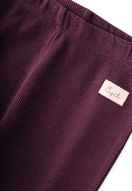 Tayt Pantolon 1-5 Yaş Bordo