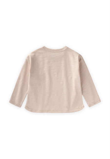 Uzun Kollu Mevsimlik T-Shırt 1-7 Yaş EKRU