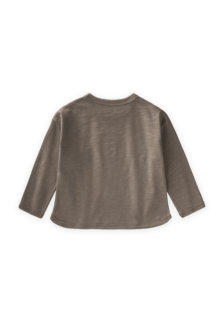 Uzun Kollu Mevsimlik T-Shırt 1-7 Yaş VİZON