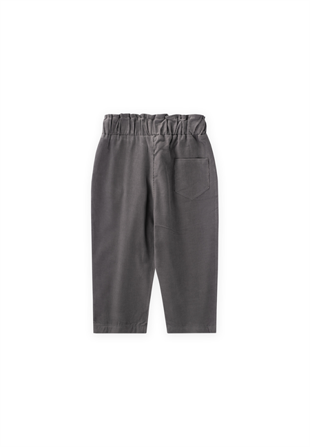 Kadife Boyfriend Pantolon 1-8 Yaş GRİ