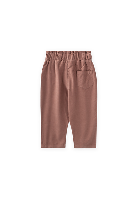 Kadife Boyfriend Pantolon 1-8 Yaş A.KAHVE