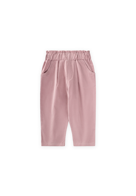 Kadife Boyfriend Pantolon 1-8 Yaş LEYLAK