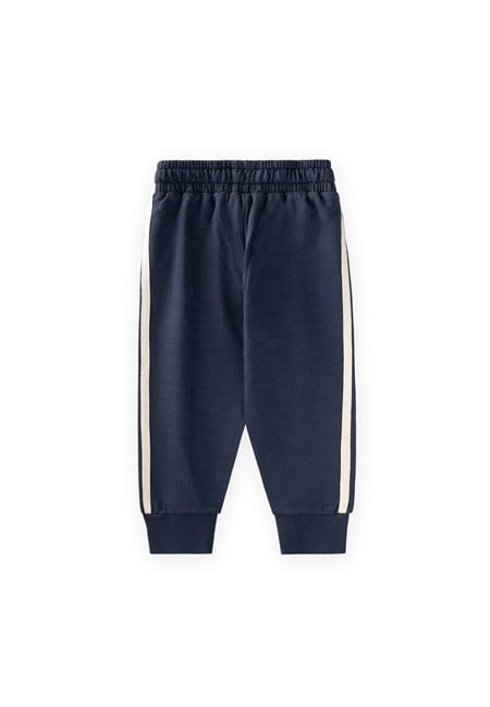 Şerit Detaylı Eşofman 1-10 Yaş LACİVERT