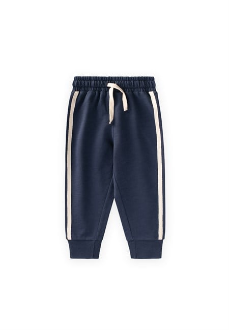 Şerit Detaylı Eşofman 1-10 Yaş LACİVERT