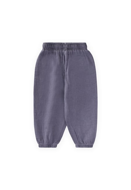 Müslin Gabardin Pantolon 2-8 Yaş Gri