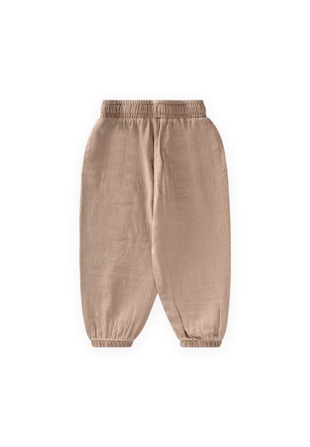 Müslin Gabardin Pantolon 2-8 Yaş BEJ