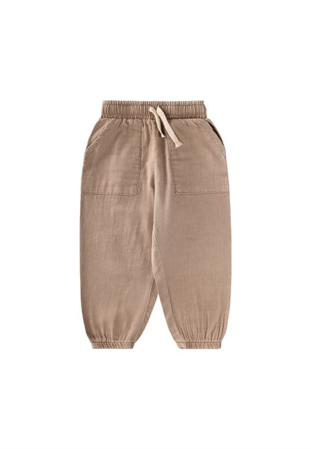 Müslin Gabardin Pantolon 2-8 Yaş BEJ