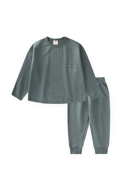 Sweatshirt Takım 2-7 Yaş Çağla Yeşili