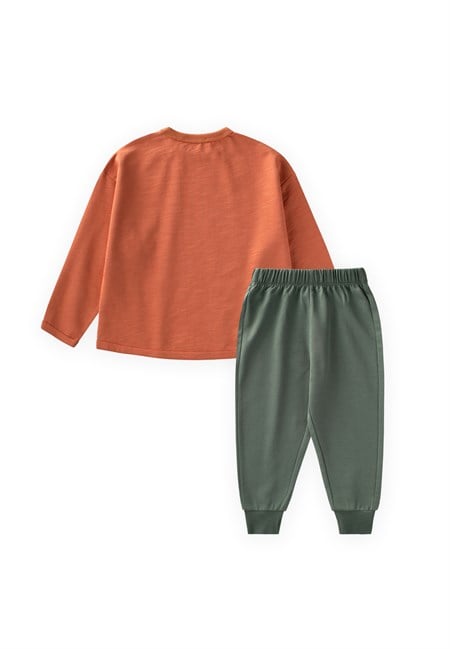 Sweatshirt Takım 2-7 Yaş Oranj