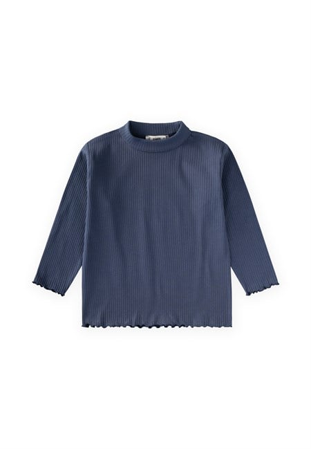 Mevsimlik Fitilli T-Shirt 2-8 Yaş Lacivert