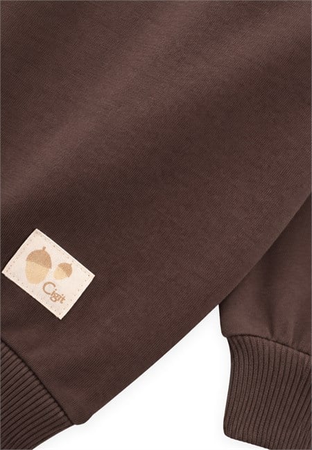 Mevsimlik Sweatshirt 1-7 Yaş Kahve