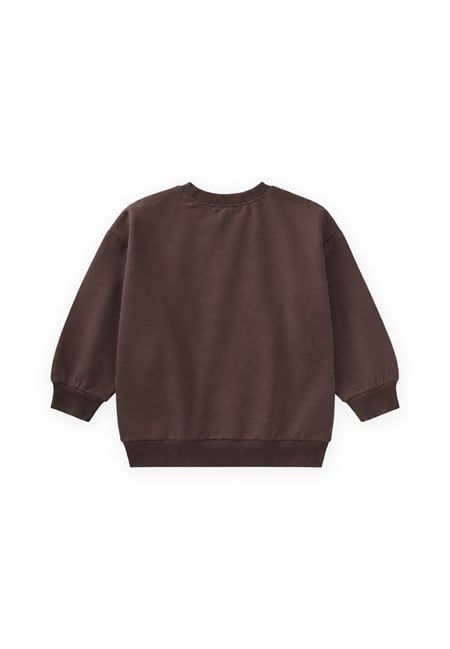 Mevsimlik Sweatshirt 1-7 Yaş Kahve