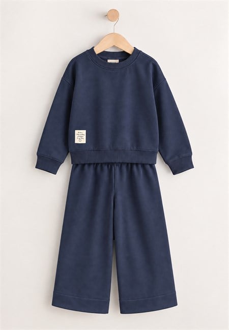 Sweatshirt Takım 2-8 Yaş Lacivert