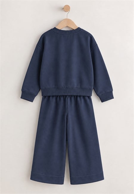 Sweatshirt Takım 2-8 Yaş Lacivert