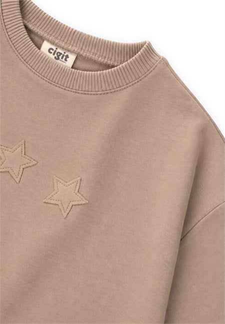 Mevsimlik Sweatshirt 1-7 Yaş S Vizon