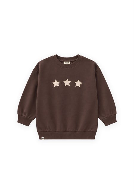 Mevsimlik Sweatshirt 1-7 Yaş Kahverengi