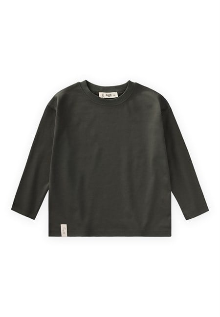 Mevsimlik Basic T-Shirt 8-12 Yaş Haki Yeşil