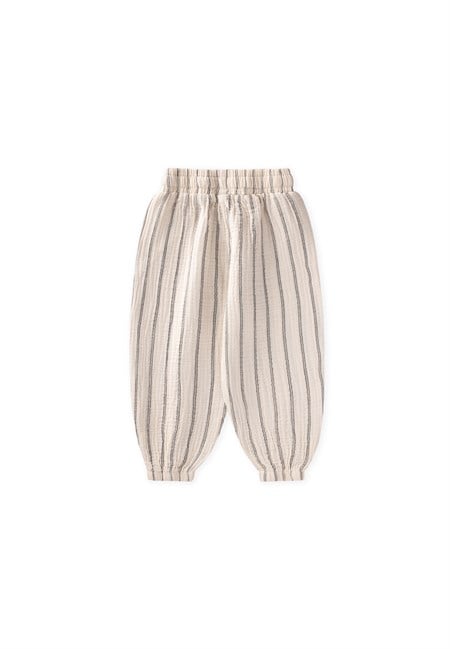 Müslin Şalvar Pantolon 1-6 Yaş ÇİFT ÇİZGİLİ