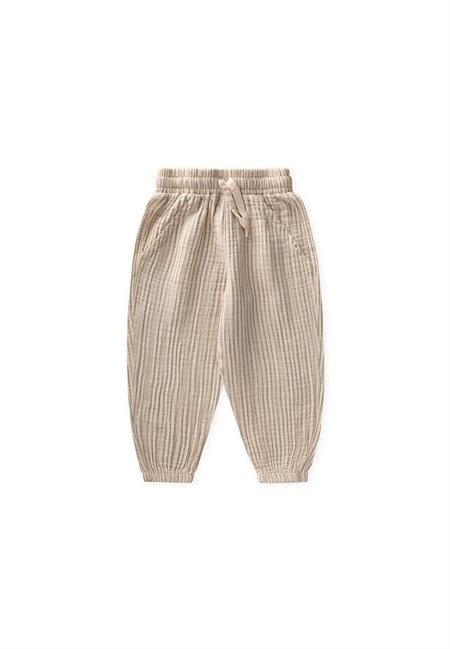 Müslin Şalvar Pantolon 1-6 Yaş SOFT YEŞİL ÇİZGİLİ
